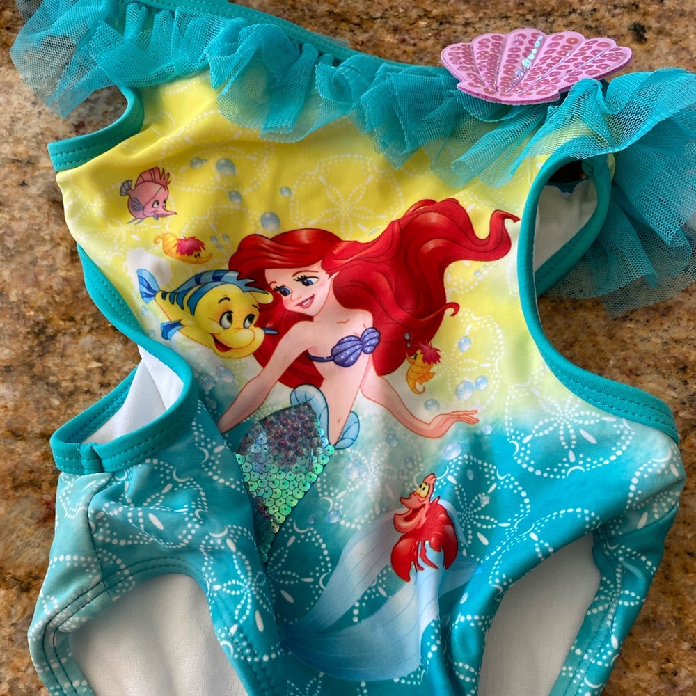 Disney Little mermaid bathing suit